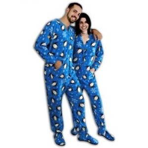 adult footed pajamas