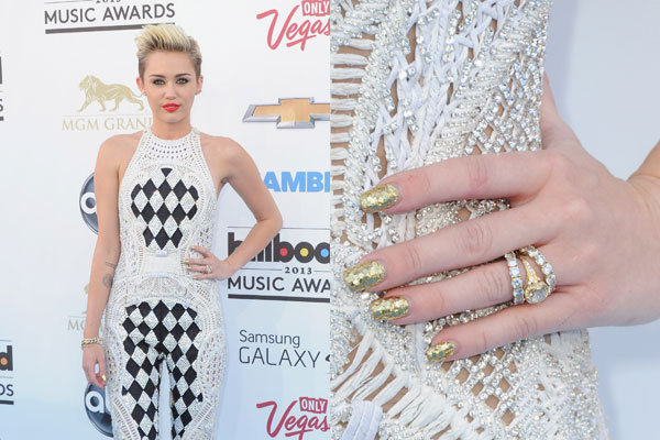 miley's dress and ring