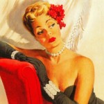 wearing flowers in hair