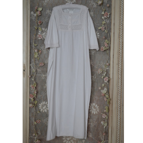Prudence Powell Craft Ladies Cotton Nightdress Prudence Powell Craft Ladies Cotton Nightdress
