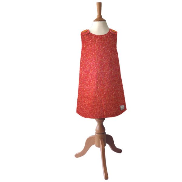 pinny BIG single 1 side bikes print Bobbins & Buttons pinny BIG single 1 side bikes print Bobbins & Buttons